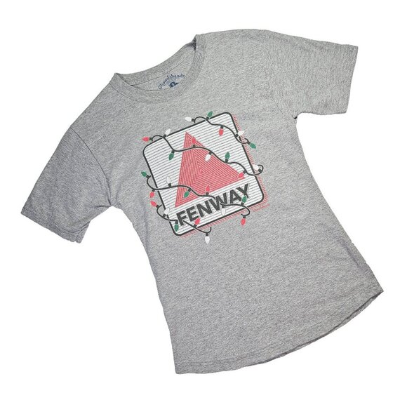 Chowdaheadz Holiday Fenway ALTERED Boston Red Sox Tee Womens Small - Picture 1 of 4